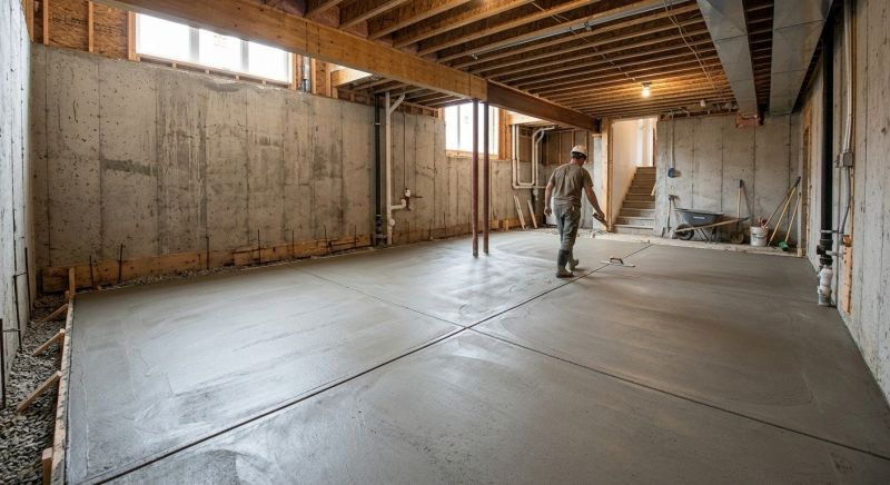 Basement Slab Installation in Pinellas County, FL