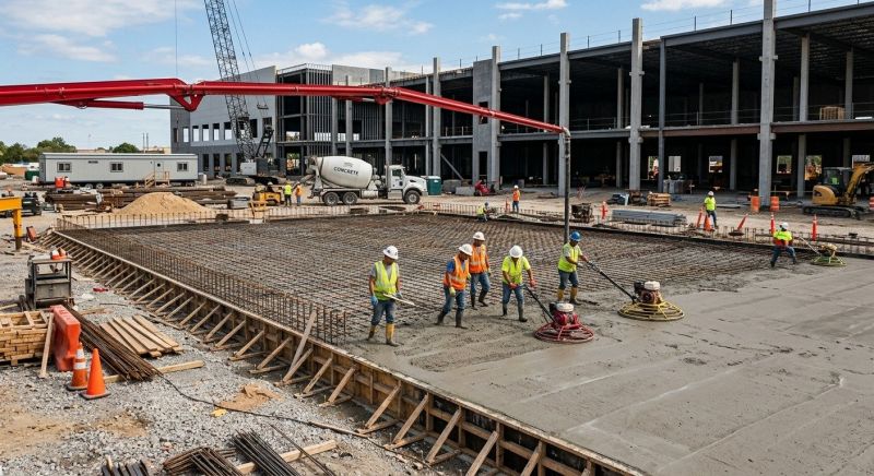 Commercial Slab Construction in Largo, FL