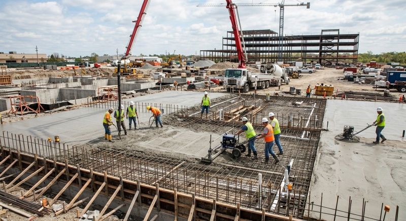 Commercial Slab Installation in Lutz, FL