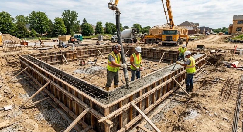 Foundation Wall Pouring in Palm Harbor, FL